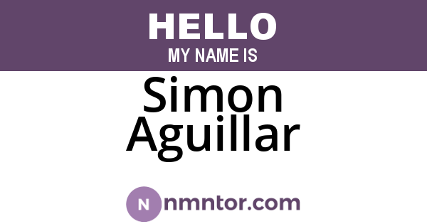 Simon Aguillar