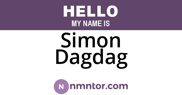 Simon Dagdag