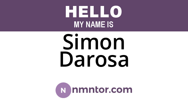 Simon Darosa