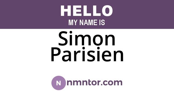 Simon Parisien