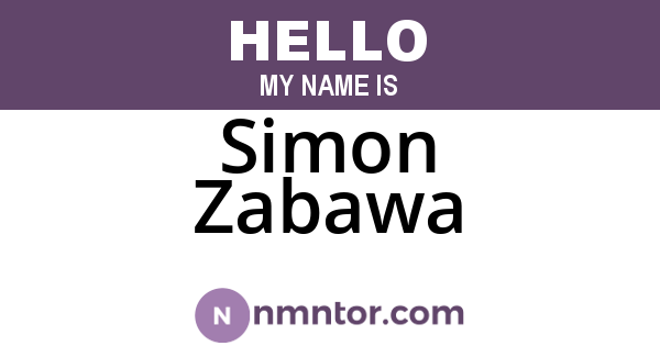 Simon Zabawa