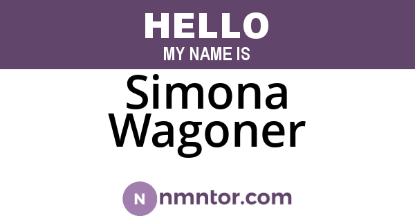Simona Wagoner