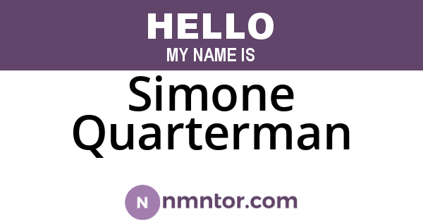 Simone Quarterman