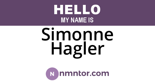 Simonne Hagler