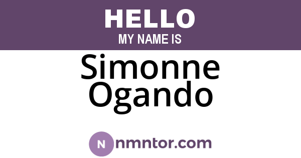 Simonne Ogando