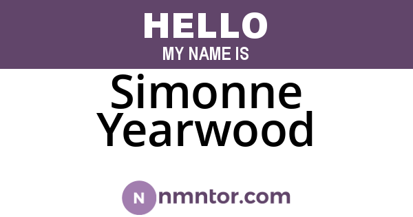 Simonne Yearwood