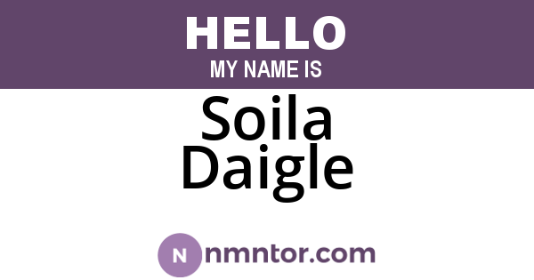 Soila Daigle