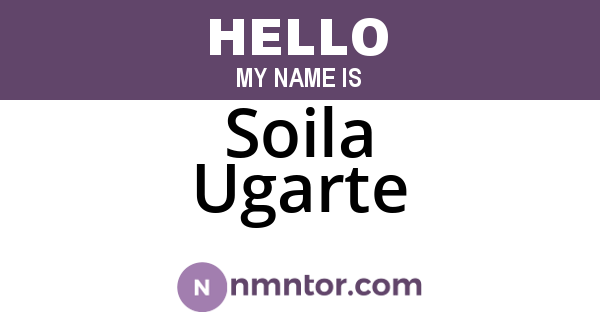 Soila Ugarte