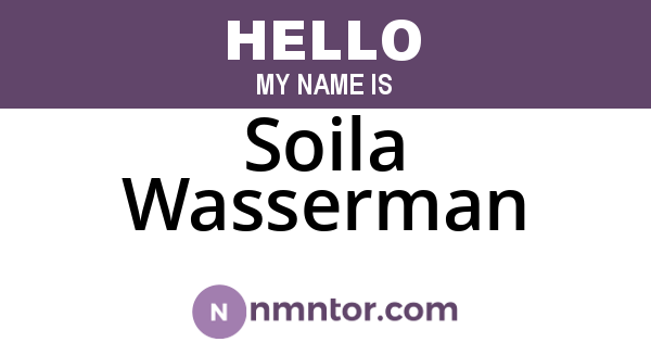 Soila Wasserman