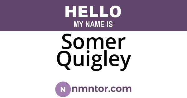 Somer Quigley