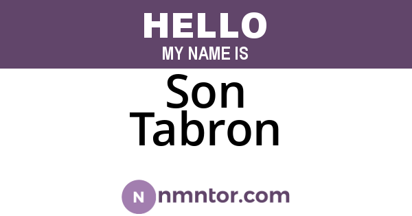 Son Tabron