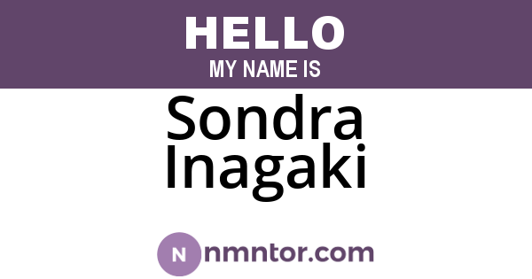 Sondra Inagaki