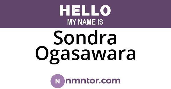 Sondra Ogasawara