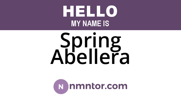 Spring Abellera