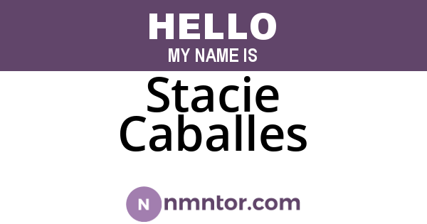 Stacie Caballes