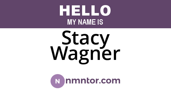 Stacy Wagner