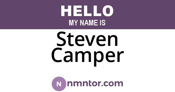 Steven Camper