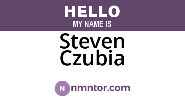 Steven Czubia