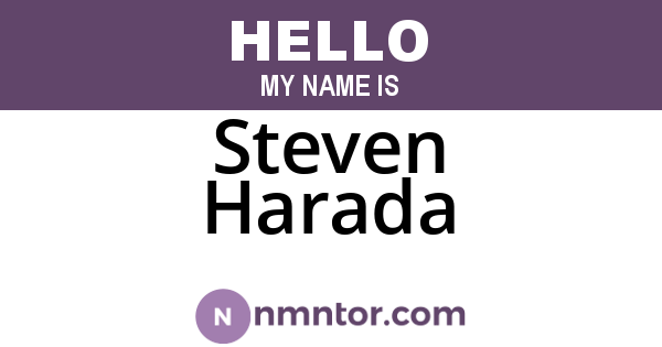 Steven Harada