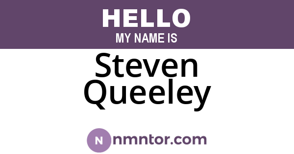 Steven Queeley