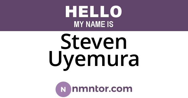 Steven Uyemura