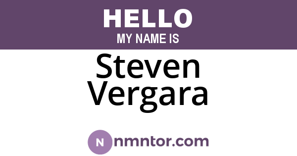 Steven Vergara