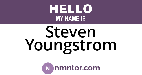 Steven Youngstrom