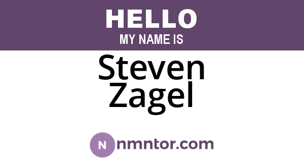 Steven Zagel