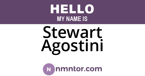 Stewart Agostini
