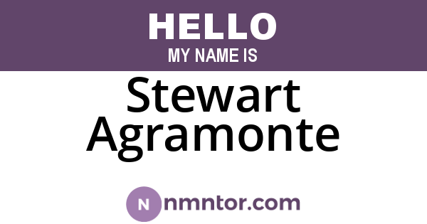 Stewart Agramonte