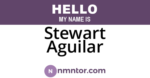 Stewart Aguilar