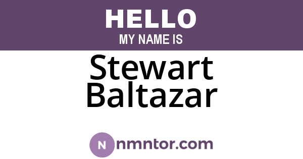 Stewart Baltazar
