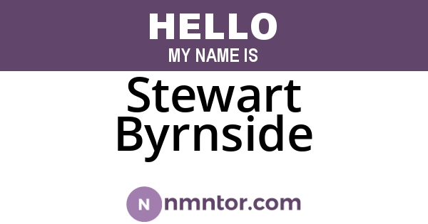 Stewart Byrnside