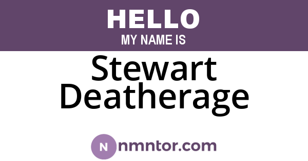 Stewart Deatherage
