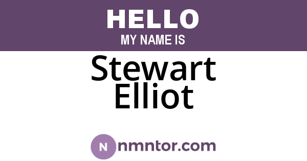 Stewart Elliot