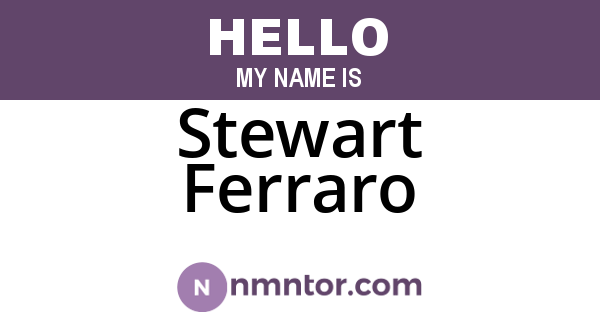 Stewart Ferraro