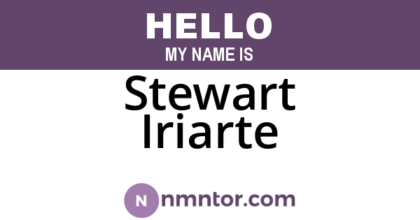 Stewart Iriarte