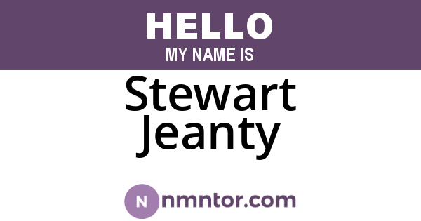 Stewart Jeanty