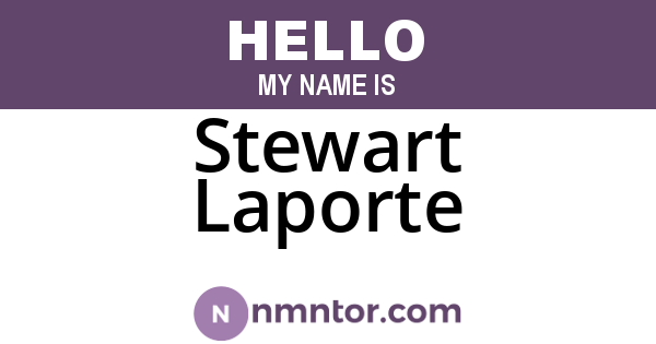 Stewart Laporte
