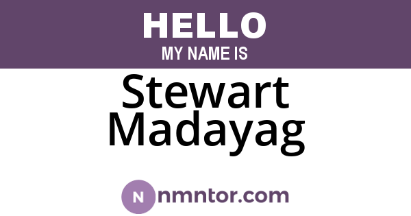 Stewart Madayag
