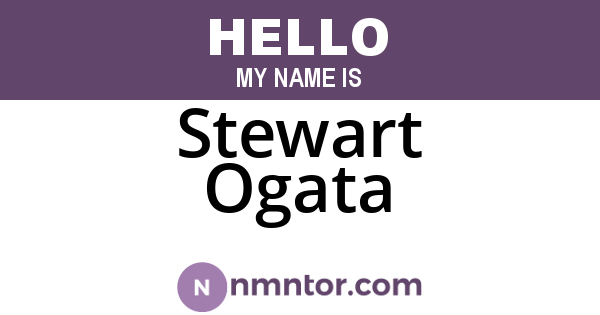 Stewart Ogata
