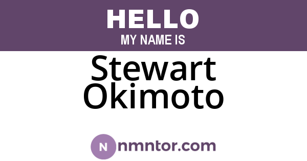 Stewart Okimoto