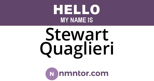 Stewart Quaglieri
