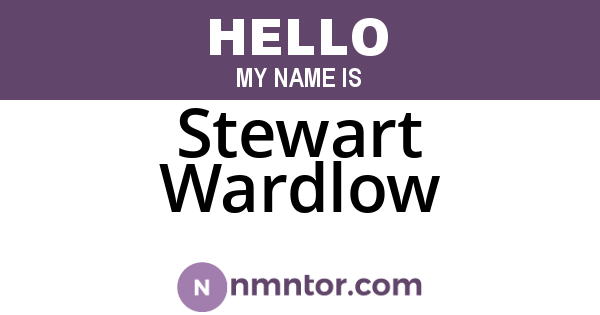 Stewart Wardlow
