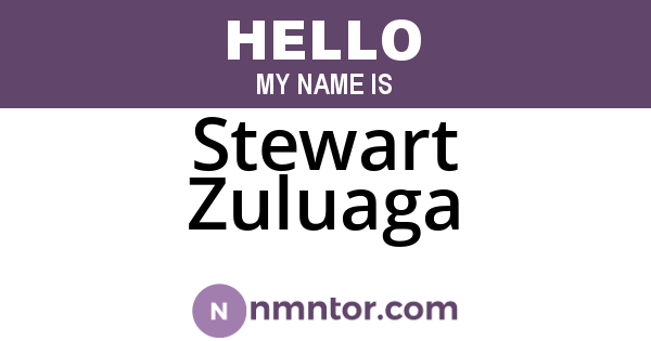 Stewart Zuluaga