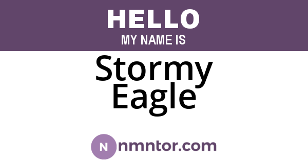 Stormy Eagle