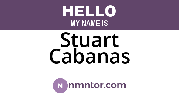 Stuart Cabanas