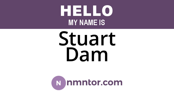 Stuart Dam