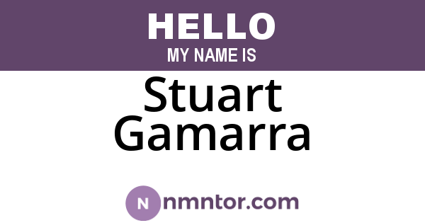 Stuart Gamarra