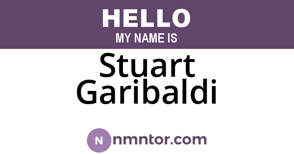 Stuart Garibaldi